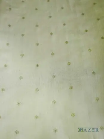 Gazer Premium Collection – 3 Piece Beige Zari Jacquard Suit with Elegant Border (GWP2502)